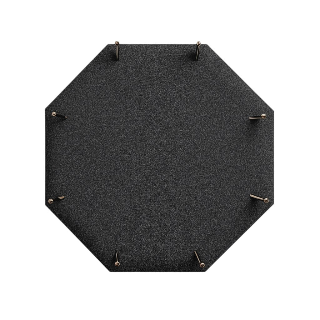 Tilto Magnetic Felt Board - Industrial Grade Hexagon Wall Tiles - Self-Adhesive Message Board for Office & Home - Sound Dampening - Charcoal Grey