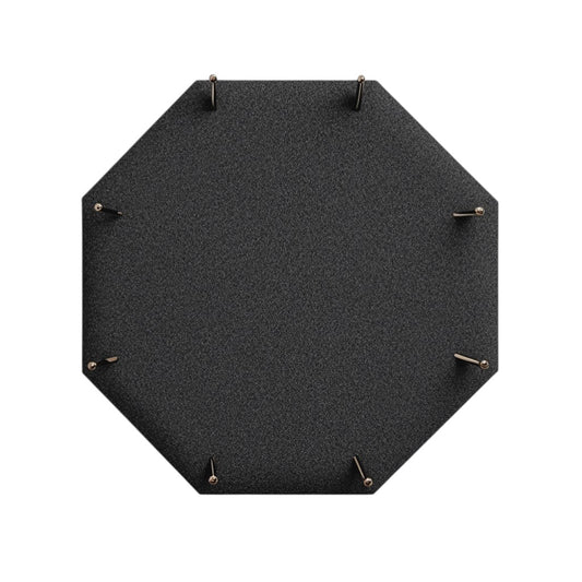 Tilto Magnetic Felt Board - Industrial Grade Hexagon Wall Tiles - Self-Adhesive Message Board for Office & Home - Sound Dampening - Charcoal Grey