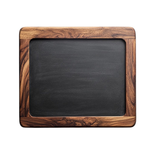 Tilto Professional Chalkboard - Solid Walnut Wood Frame - High-Density Slate Surface - Vintage Message Board for Home & Business - 12x16 Inch